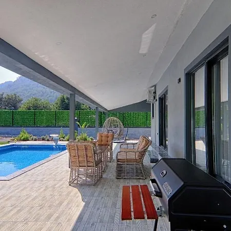 Villa Luxury Detached With Large Garden And Private Pool In Goecek Inlice Fethiye