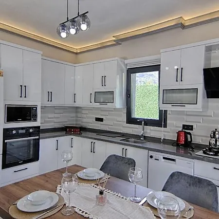 Luxury Detached With Large Garden And Private Pool In Goecek Inlice Villa Fethiye